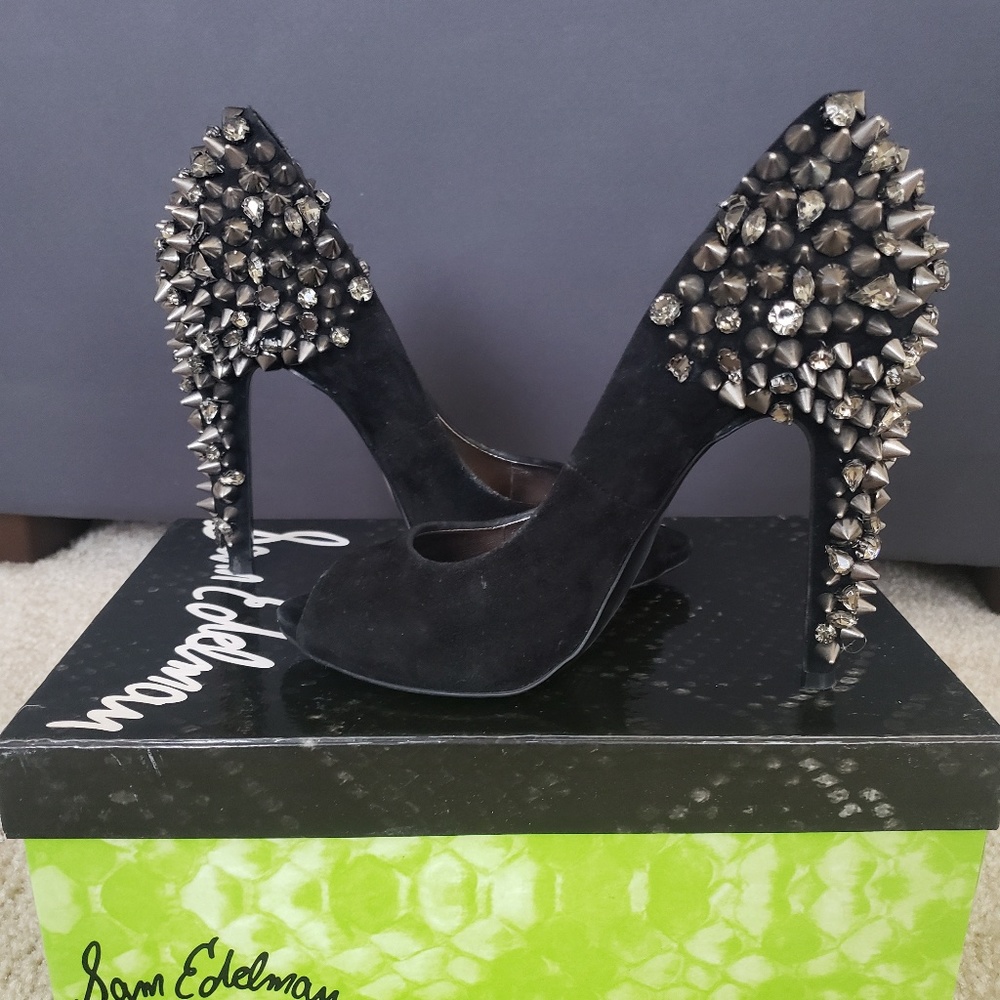 Sam Edelman Lorissa Swarovski Spike Heel